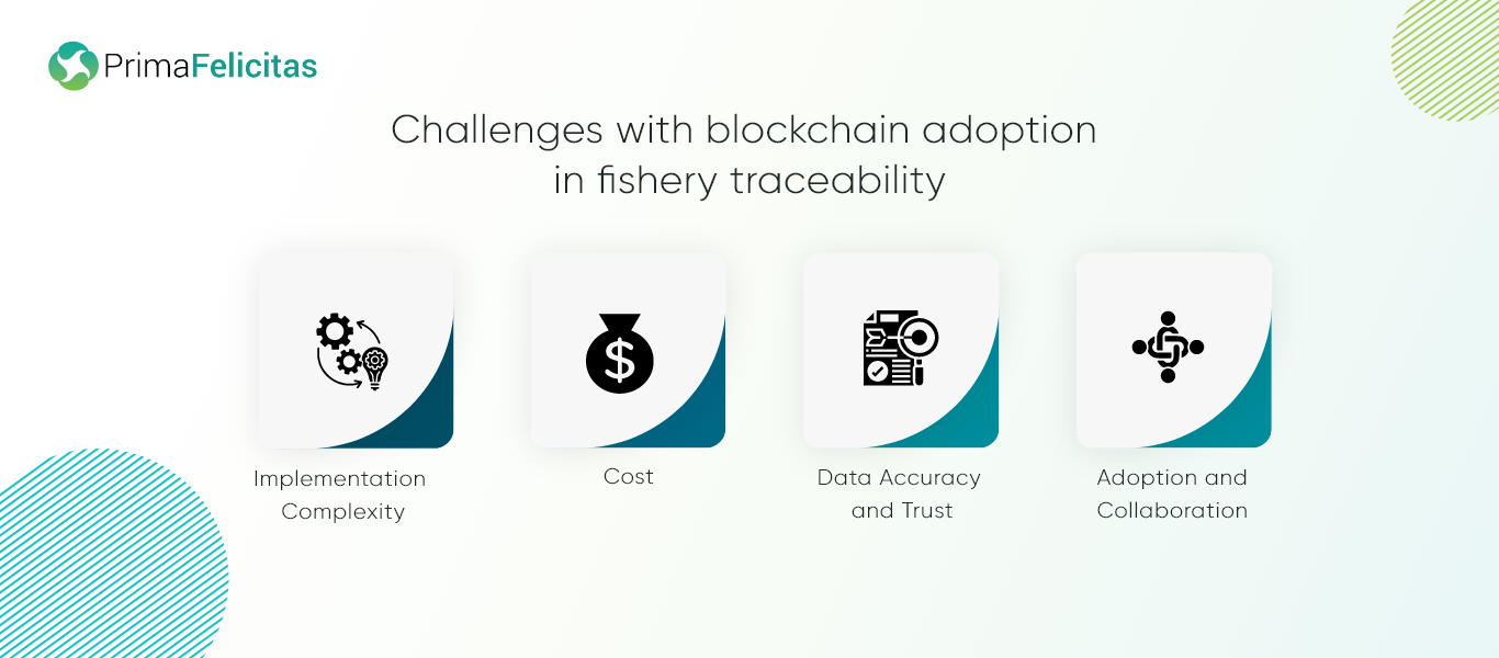 Challenges with blockchain adoption in fishery traceability